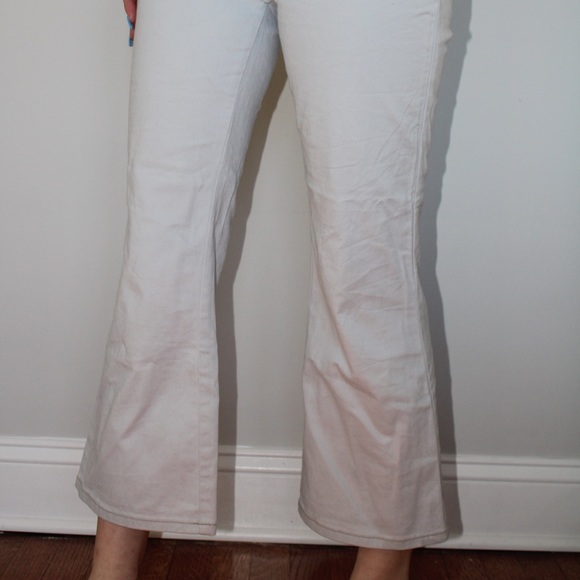 Urban Outfitters Light Blue Lace Up Flared Jeans - Picture 3 of 5